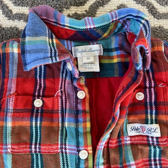 Onesie baby boy Ralph Lauren 9 month one size - Picture 2 of 3